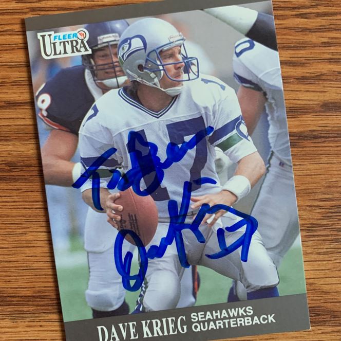 Dave Krieg TTM Autograph Success