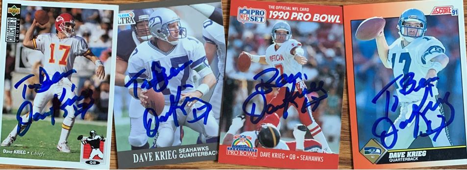 Dave Krieg TTM Autograph Success