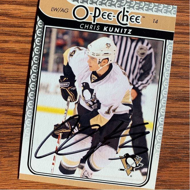 Chris Kunitz TTM Autograph Success