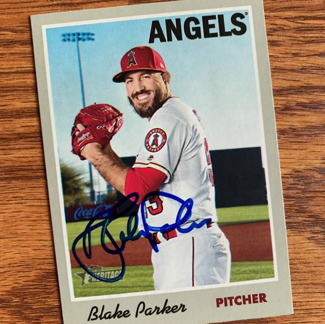 Blake Parker TTM Autograph Success