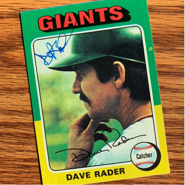 Dave Rader TTM Autograph Success