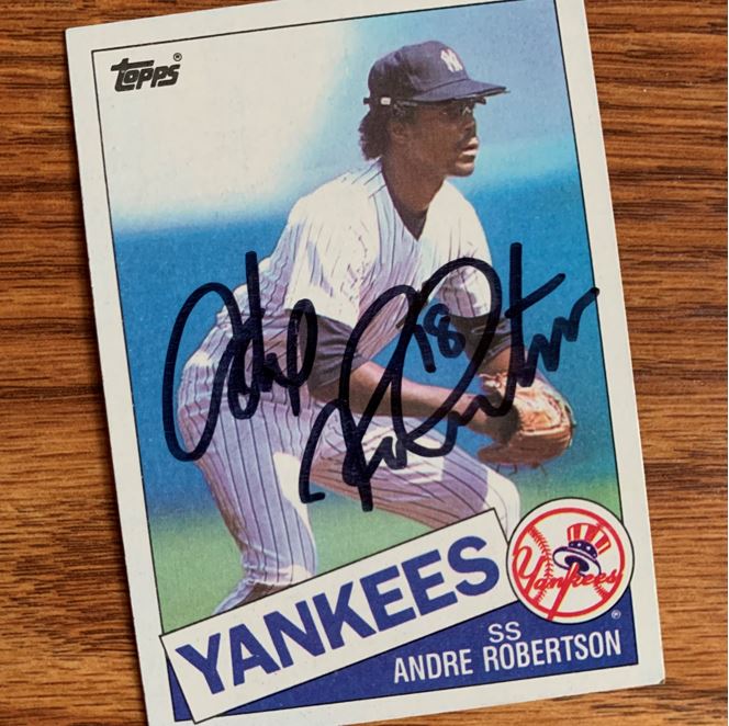 Andre Robertson TTM Autograph Success