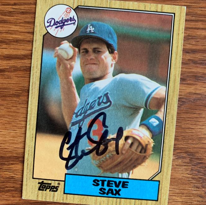 Steve Sax TTM Autograph Success