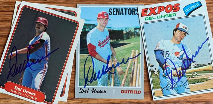 Del Unser TTM Autograph Success