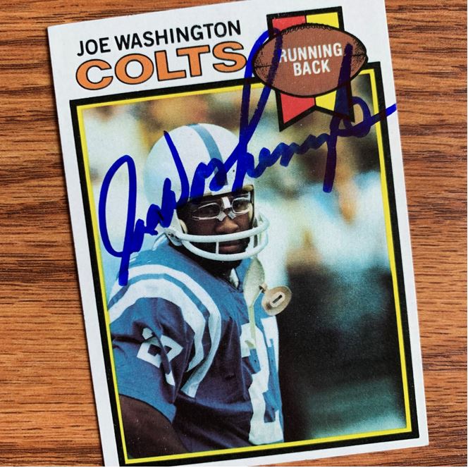 Joe Washington TTM Autograph Success