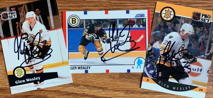 Glen Wesley TTM Autograph Success