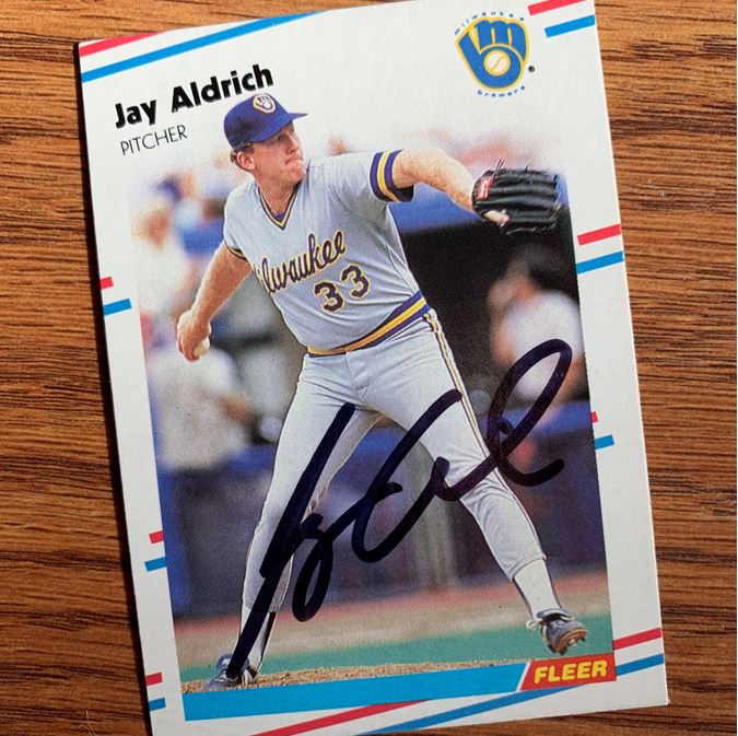 Jay Aldrich TTM Autograph Success