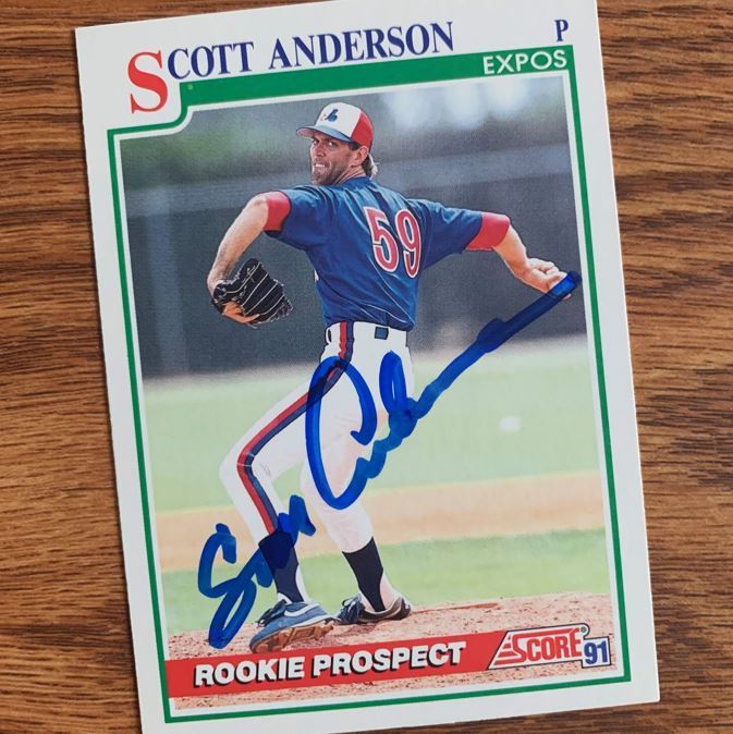 Scott Anderson TTM Autograph Success