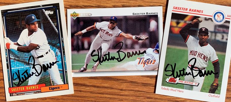 Skeeter Barnes TTM Autograph Success