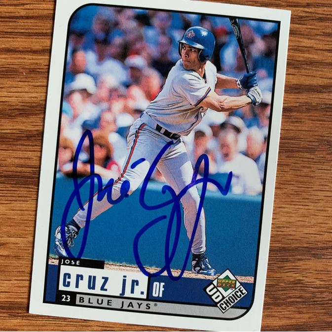 Jose Cruz Jr. TTM Autograph Success