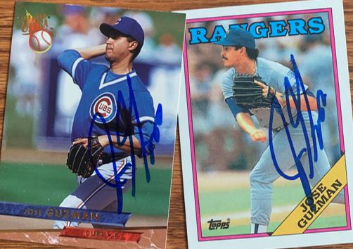 Jose Guzman TTM Autograph Success