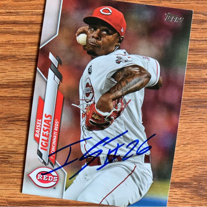 Raisel Iglesias TTM Autograph Success