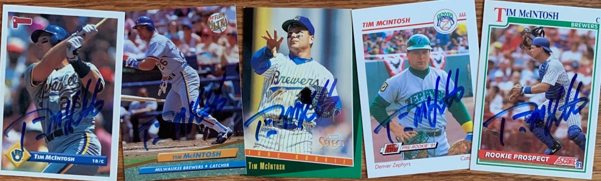 Tim McIntosh TTM Autograph Success