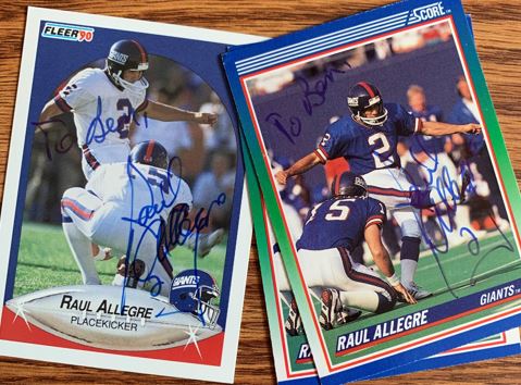 Raul Allegre TTM Autograph Success