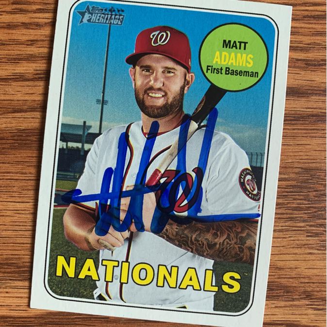 Matt Adams TTM Autograph Success