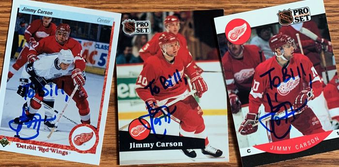 Jimmy Carson TTM Autograph Success