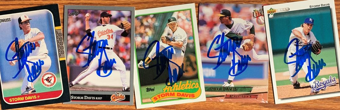 Storm Davis TTM Autograph Success