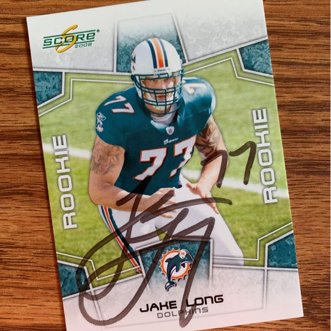 Jake Long TTM Autograph Success