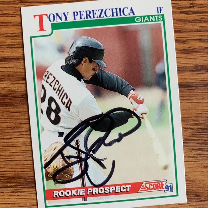 Tony Perezchica TTM Autograph Success