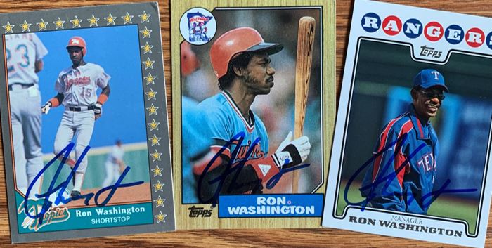 Ron Washington TTM Autograph Success