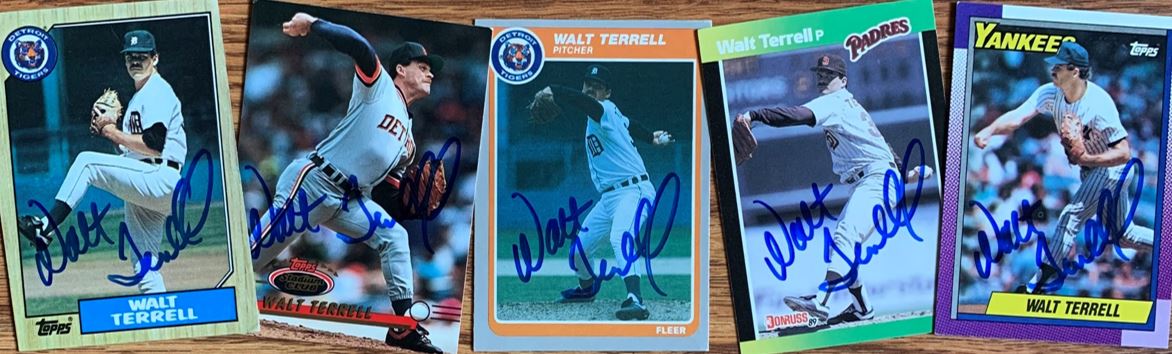 Walt Terrell TTM Autograph Success