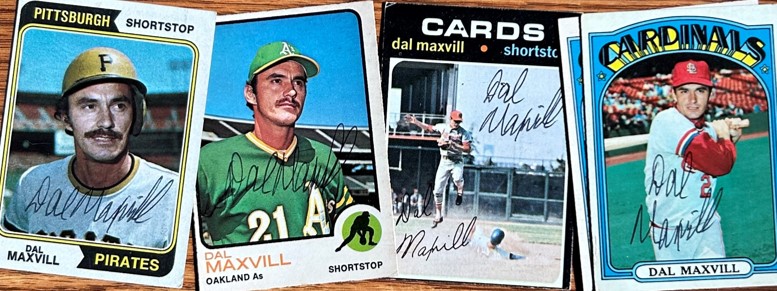 Dal Maxvill TTM Autograph Success