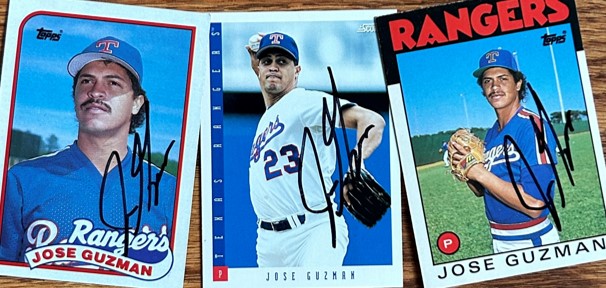 Jose Guzman TTM Autograph Success