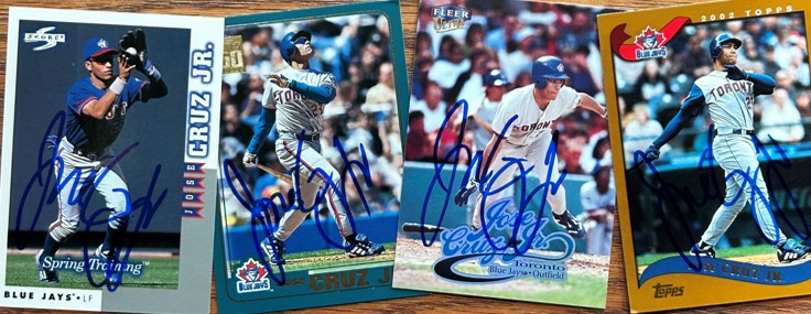 Jose Cruz Jr. TTM Autograph Success