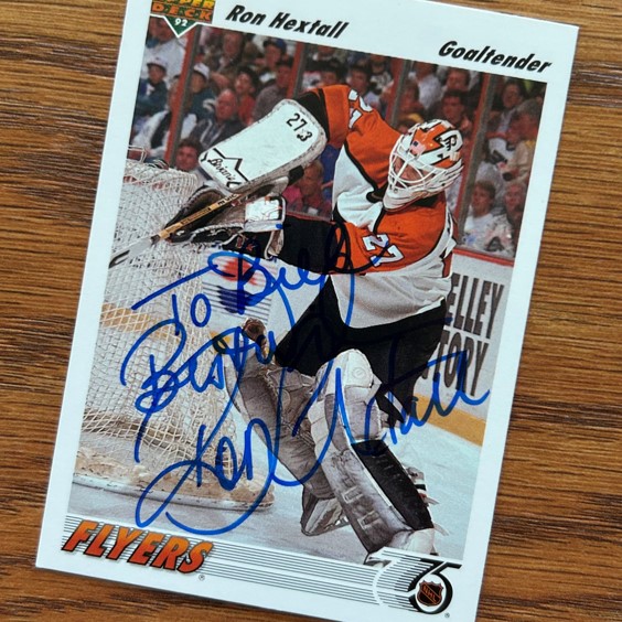 Ron Hextall TTM Autograph Success