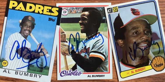 Al Bumbry TTM Autograph Success