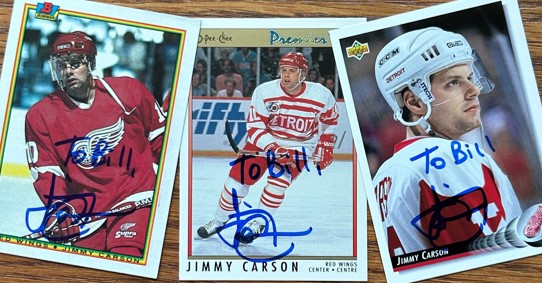 Jimmy Carson TTM Autograph Success