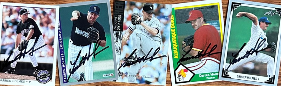 Darren Holmes TTM Autograph Success