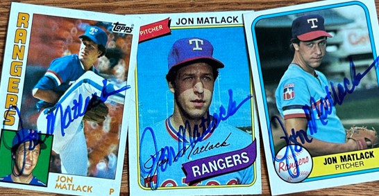 Jon Matlack TTM Autograph Success
