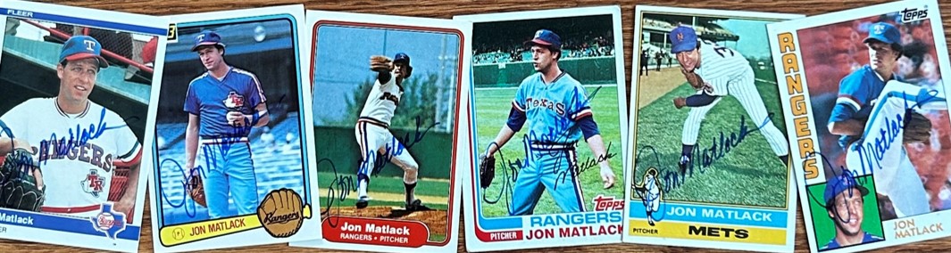 Jon Matlack TTM Autograph Success