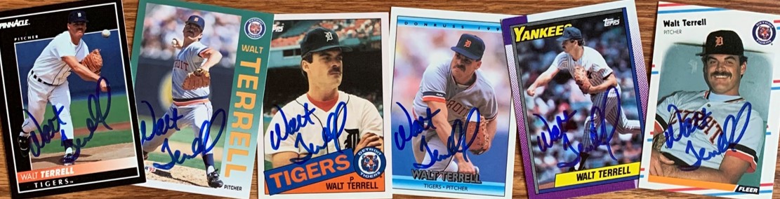 Walt Terrell TTM Autograph Success
