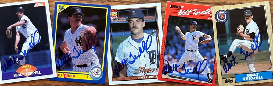 Walt Terrell TTM Autograph Success
