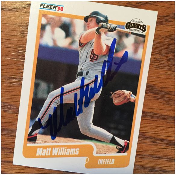 Matt Williams TTM Success