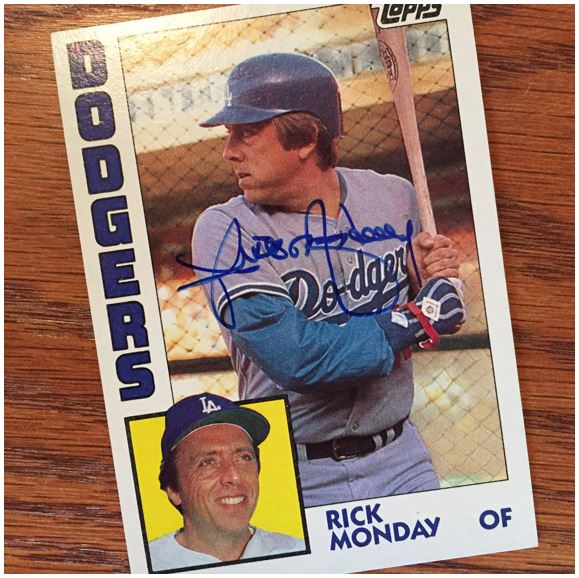 Rick Monday TTM Success