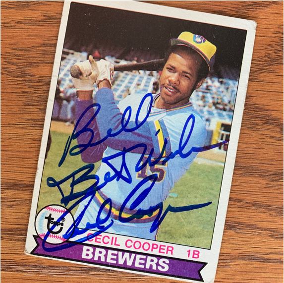 Cecil Cooper TTM Success