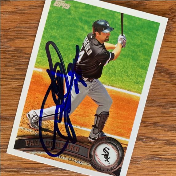 Paul Konerko TTM Success