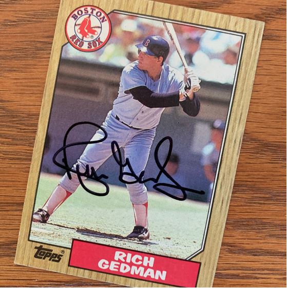 Rich Gedman TTM Success