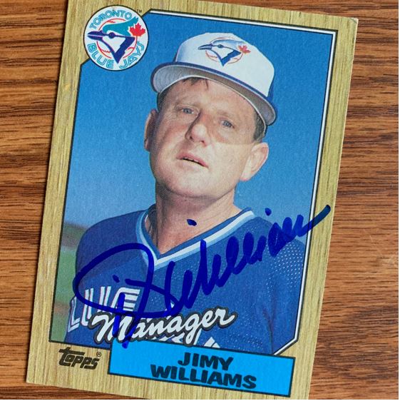 Jimy Williams TTM Success