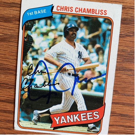 Chris Chambliss TTM Success