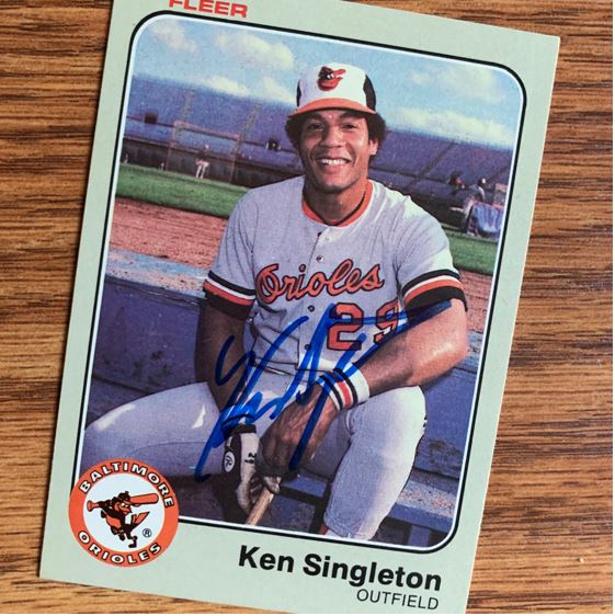 Ken Singleton TTM Success