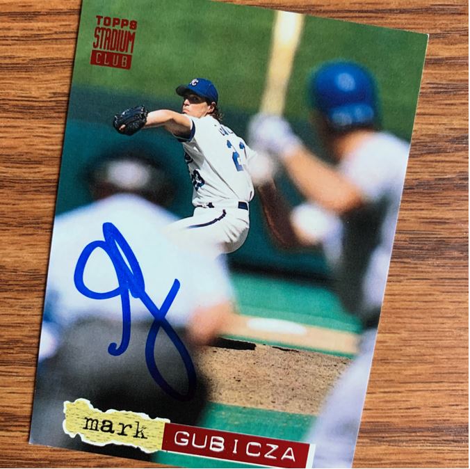 Mark Gubicza TTM Success