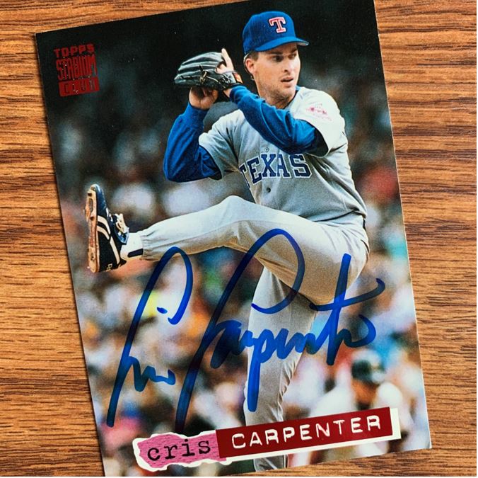 Cris Carpenter TTM Success