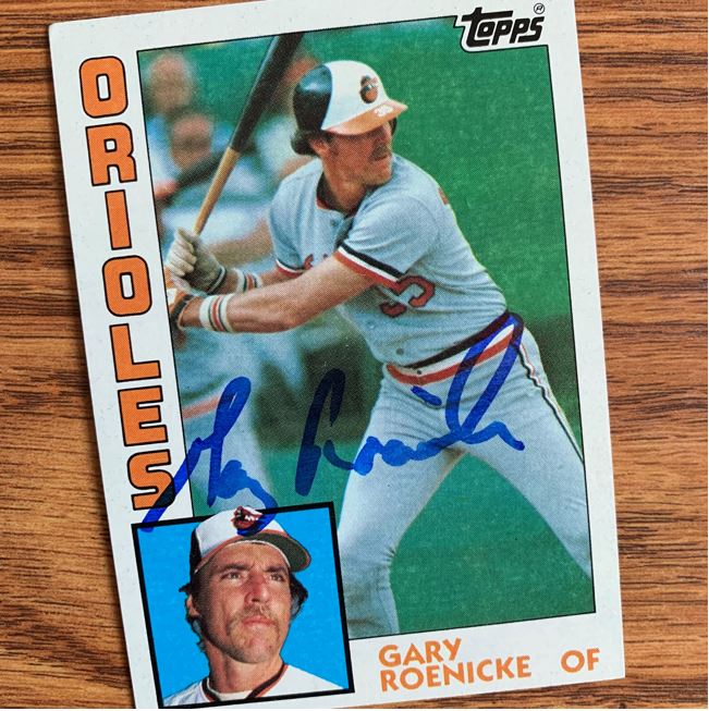 Gary Roenicke TTM Success