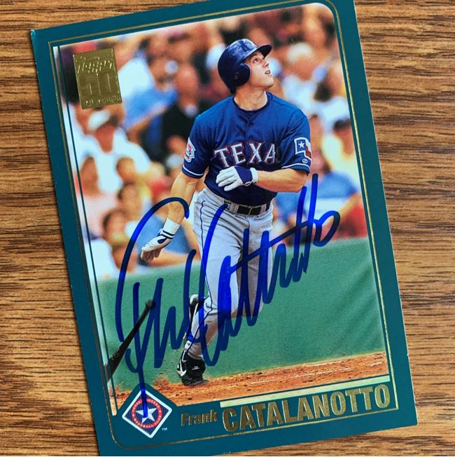 Frank Catalanotto TTM Success