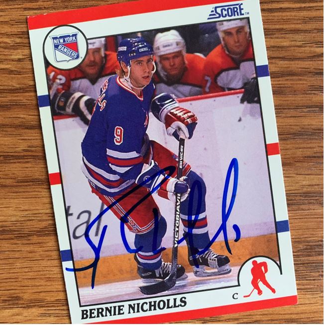 Bernie Nicholls TTM Success