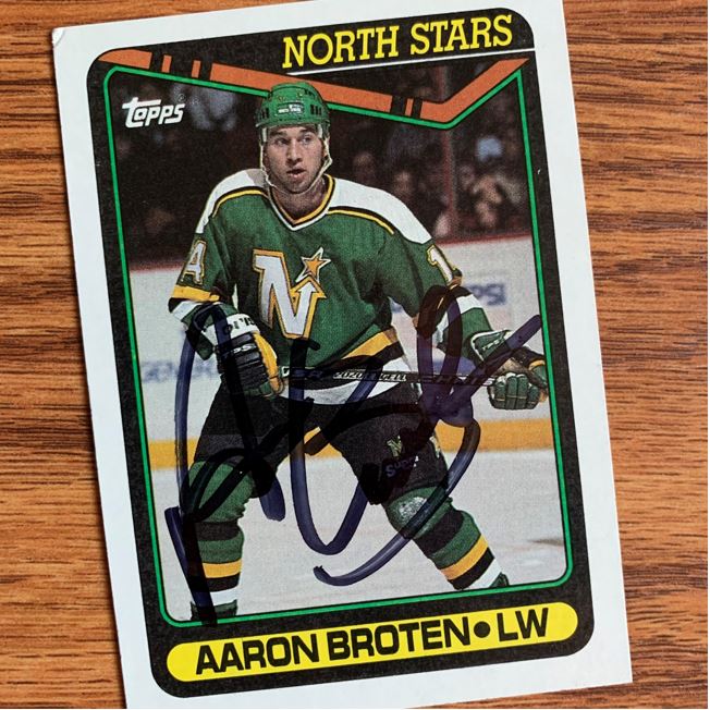 Aaron Broten TTM Autograph Success